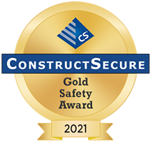 ConstructSecure Gold Safety Award